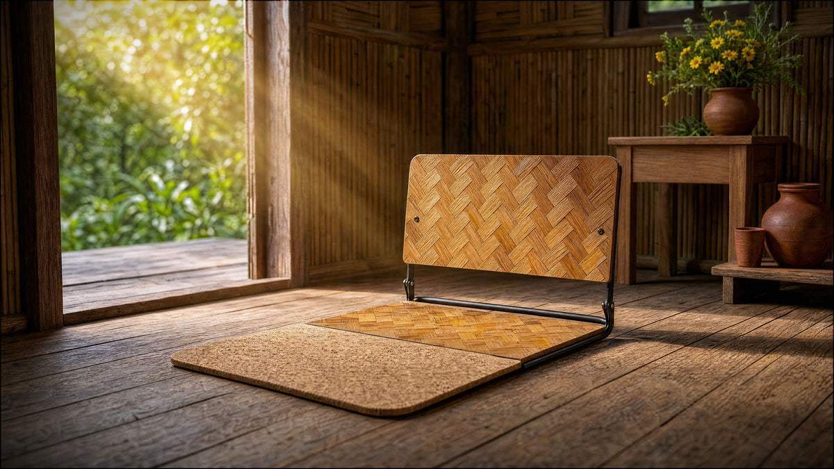 <b>AASAN</b> <br> Lightweight Folding Yoga Floor Chair